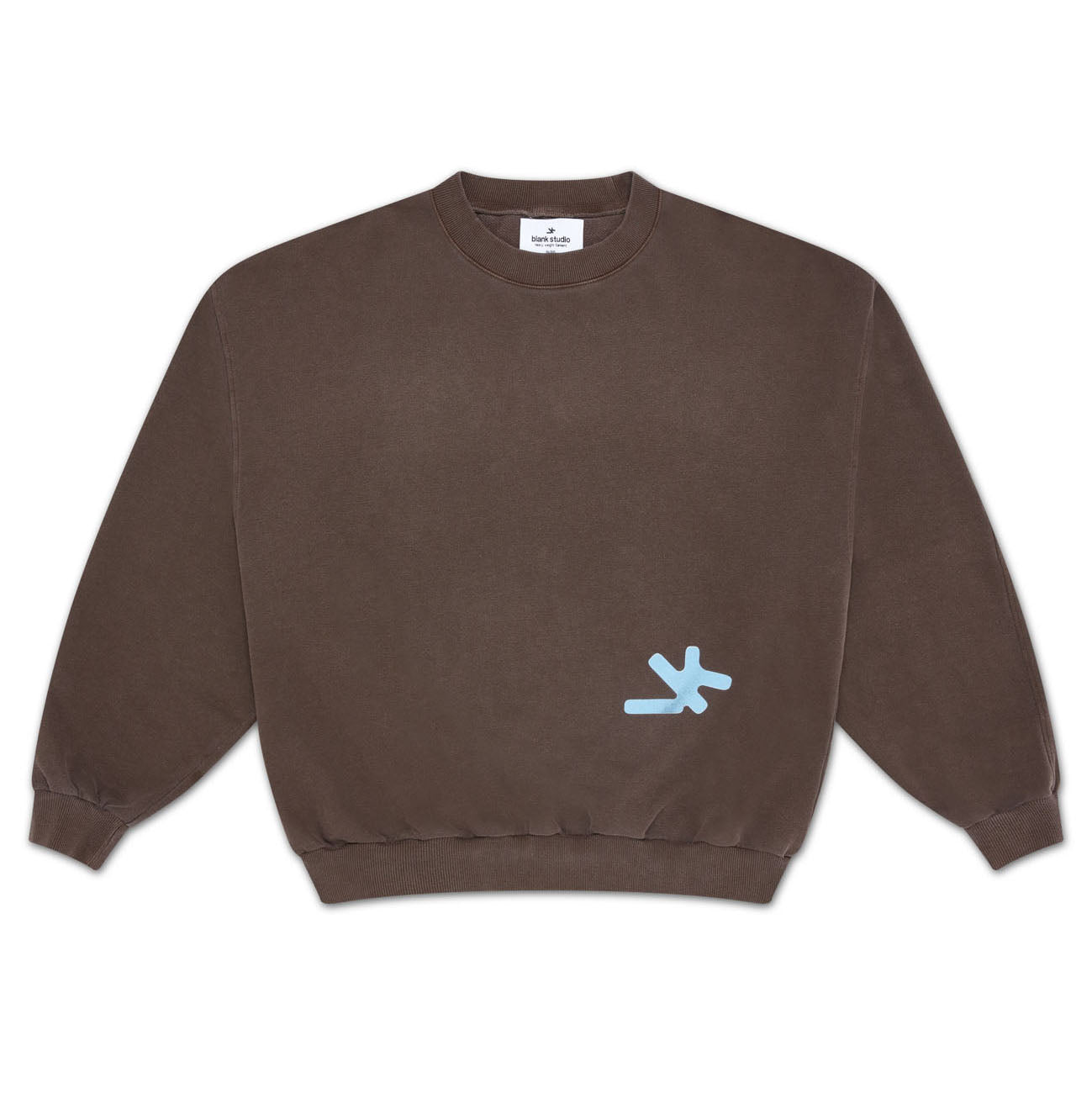 BASICS CROP CREW A/W 25 - Brown