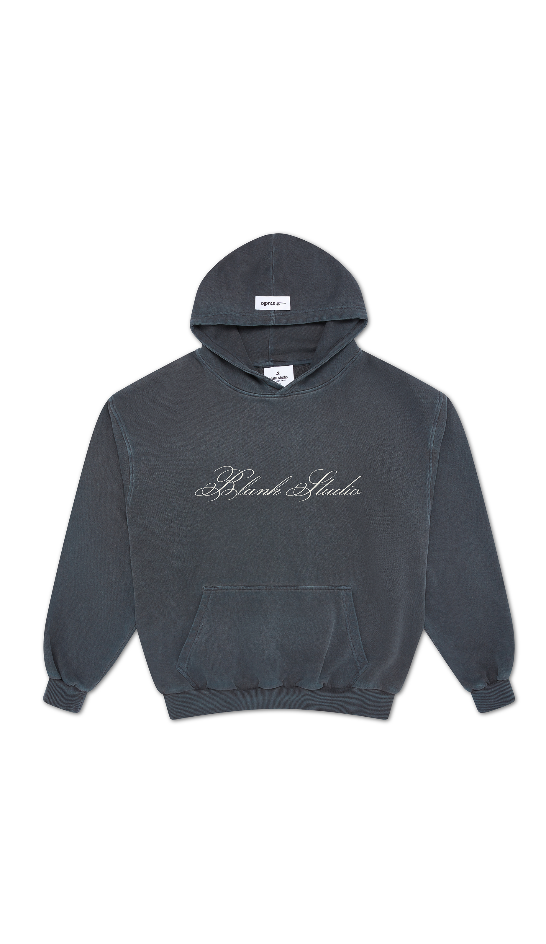 SCRIPT HOODIE - NAVY