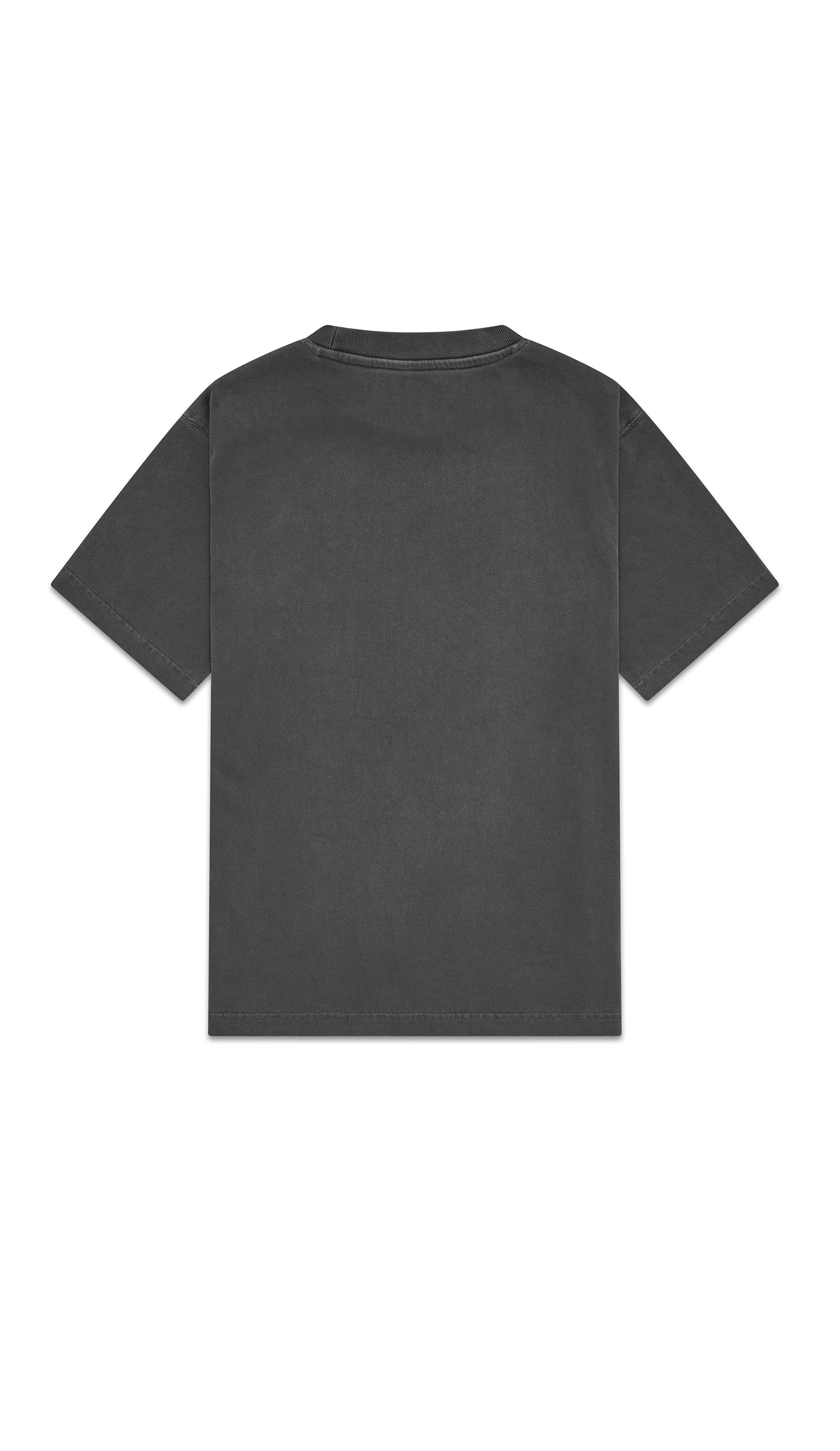 SCRIPT TEE - GREY