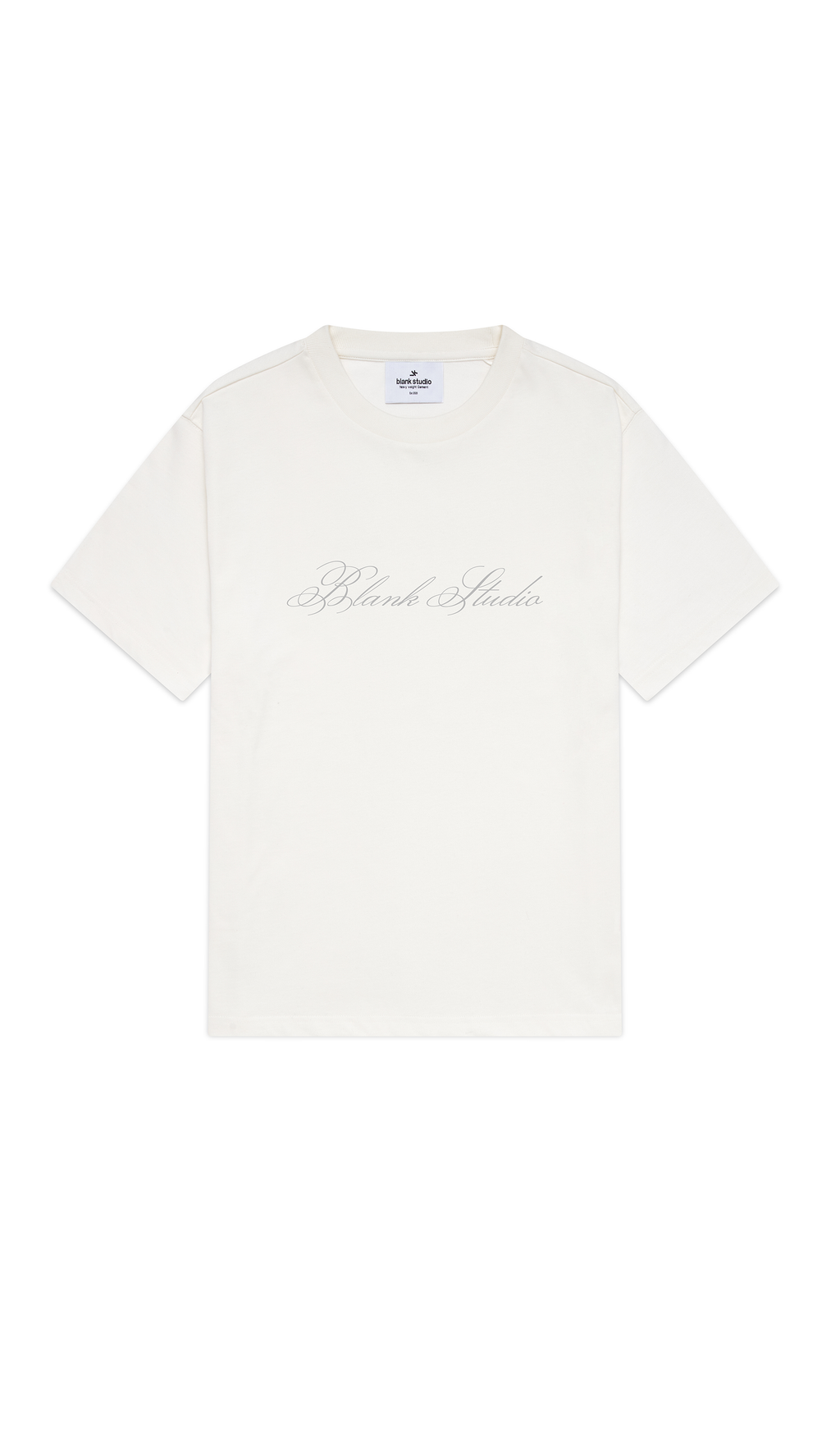 SCRIPT TEE - WHITE