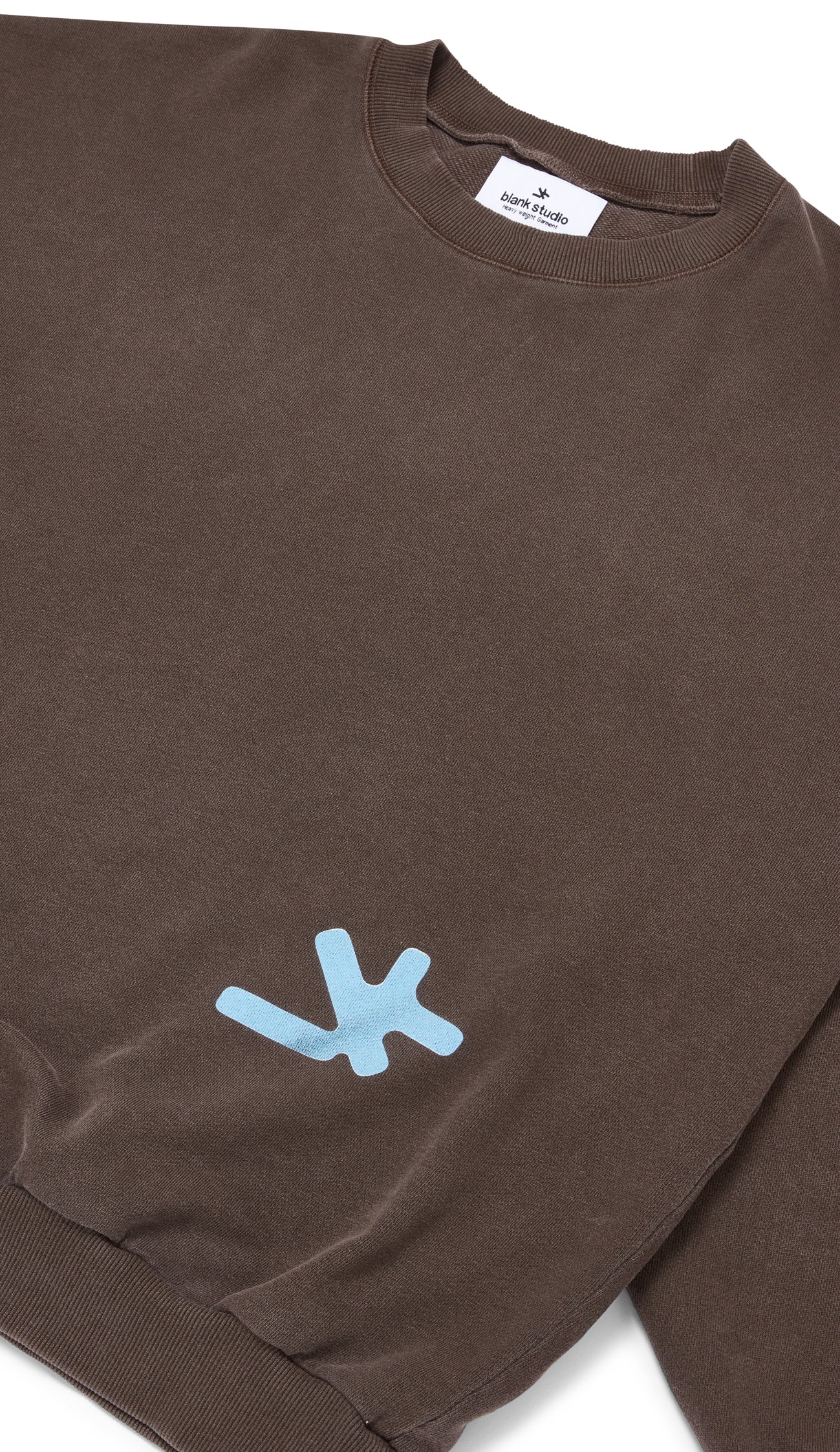 BASICS CROP CREW A/W 25 - Brown