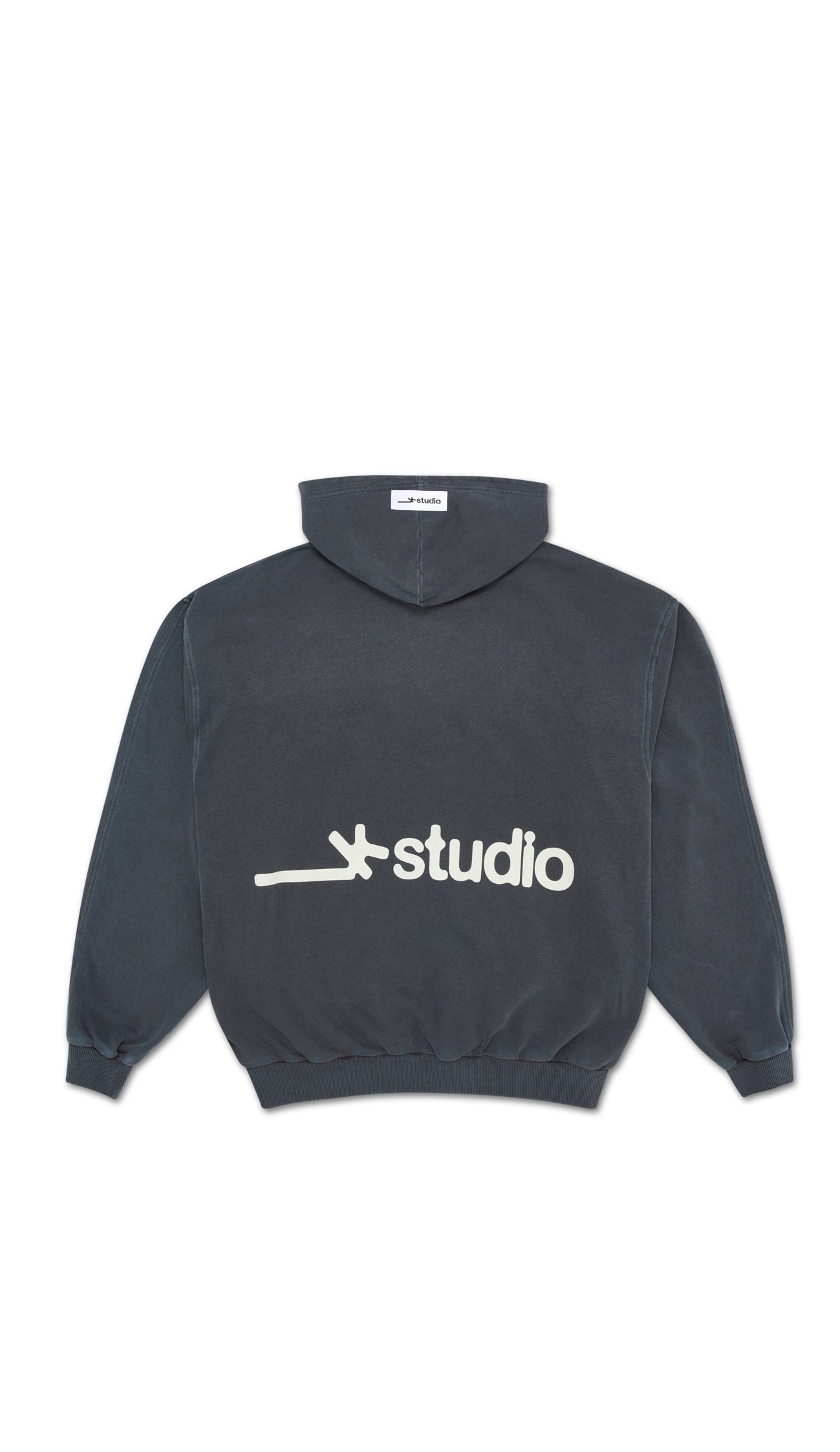 BASICS CROP HOOD A/W 25 - Navy