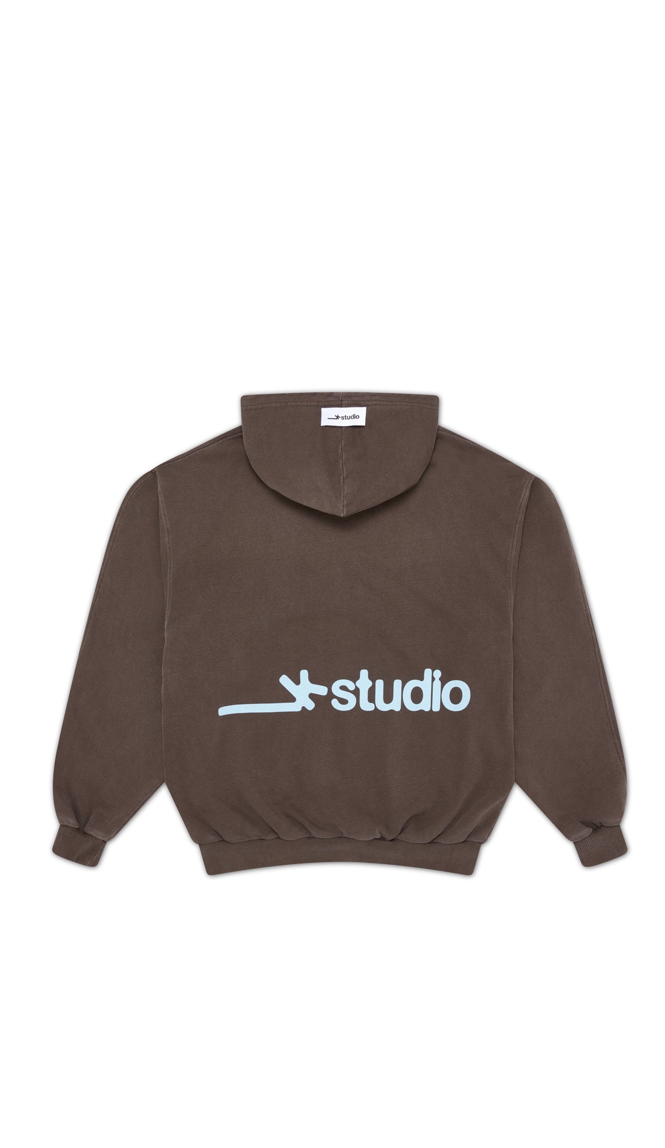 BASICS CROP HOOD A/W 25 - Brown